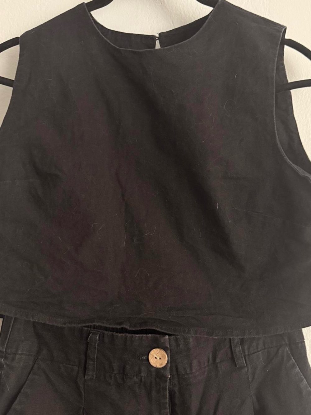 Black Linen Set - Picture 3 of 6
